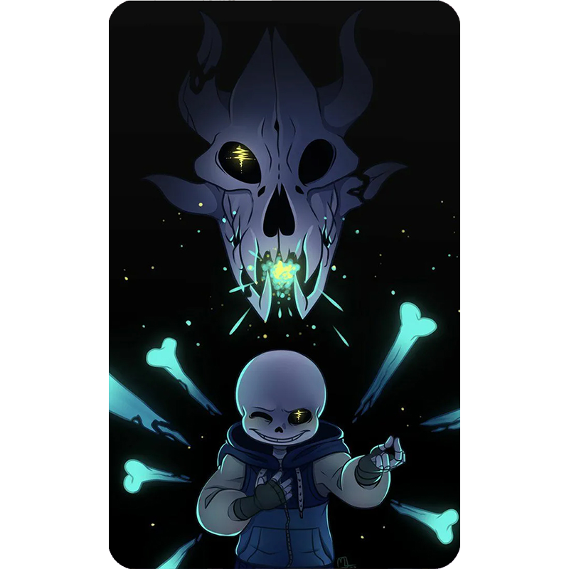 UNDERTALE Kühlschrankmagnet, Karikatur-Figuren-Magnet, geeignet für sterben Küche zu Hause, Kühlschrank, Zauberstab, Tür, Büro, DIY-Dekoration: Lila