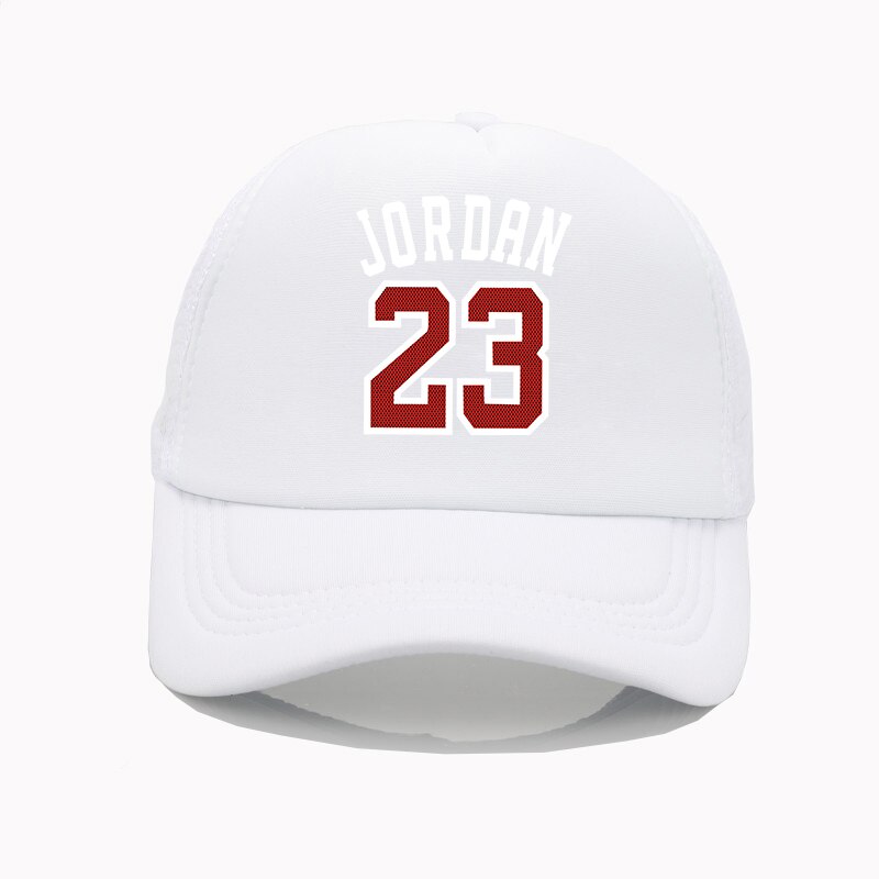 De Jordan 23 impreso de gorras de béisbol de los hombres las mujeres verano gorro de malla de camionero ajustable snapback sombreros: 11