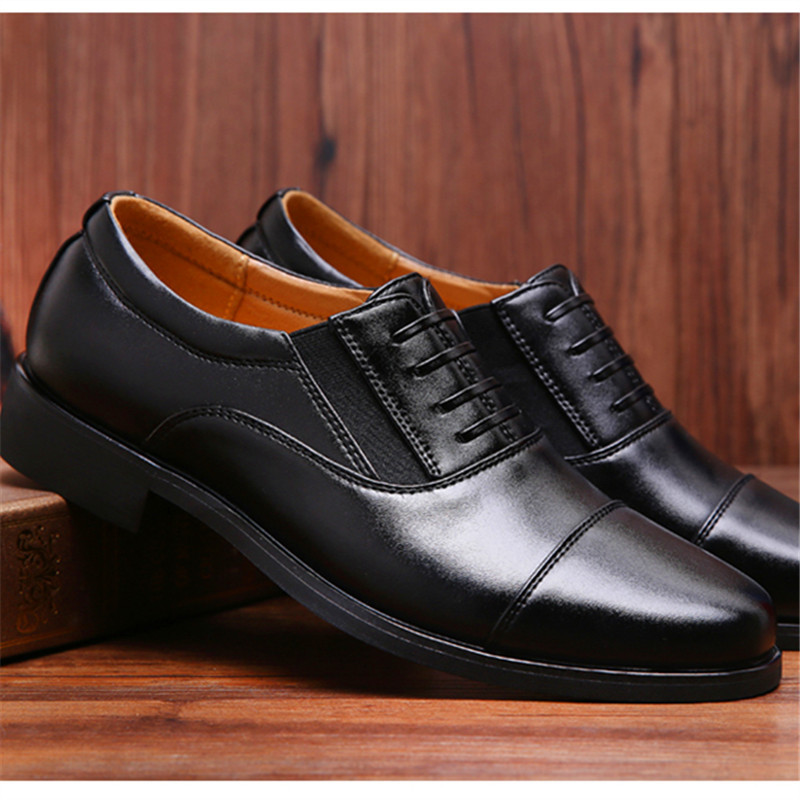 Mazefeng Men Crocodile Dress Leather Shoes Lace-Up Wedding Party Shoes Mens Business Office Oxfords Flats Plus Size Men