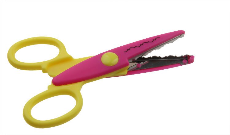 6 wzorów Laciness nożyczki DIY Scrapbooking zdjęcie nożyczki papier koronki pamiętnik dekoracji plastikowe ręcznie dzieci bezpieczne nożyczki: 01