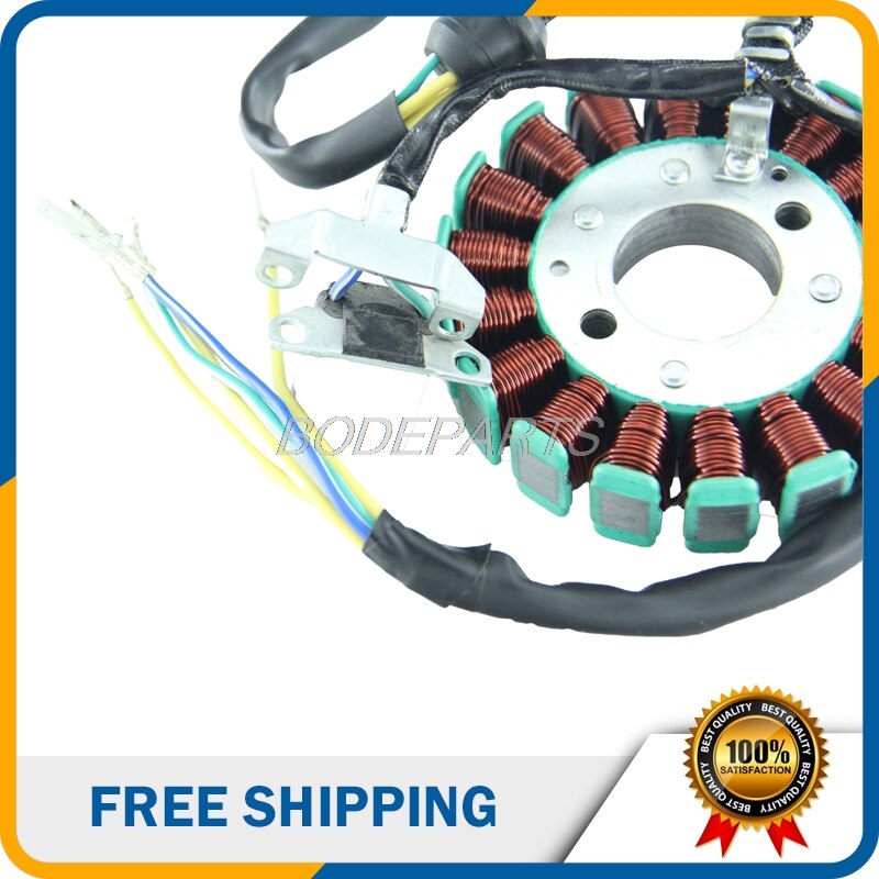 Piezas para motor de motocicleta CB18 polos bobinas de estátor DC aptas para motor Lifan Zongshen Loncin Xinyuan CB200cc-250cc