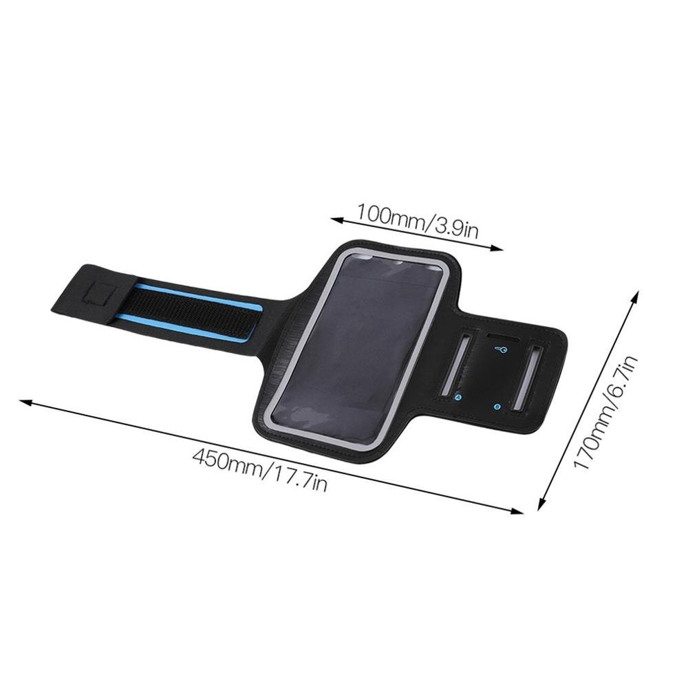 Waterproof Running Jogging Sports Neoprene Armband Case Cover Holder with Reflective Strip for iPhone 6 Plus