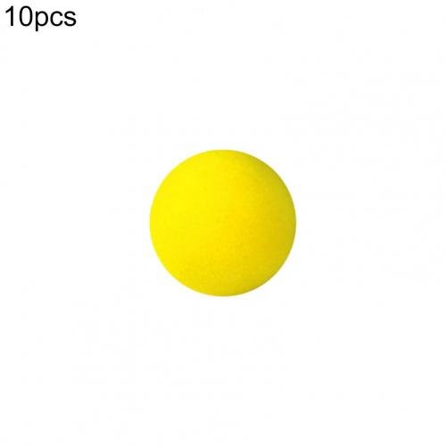 Petites balles de Golf en éponge, 10 pièces, à usages multiples, en mousse EVA douce: YELLOW