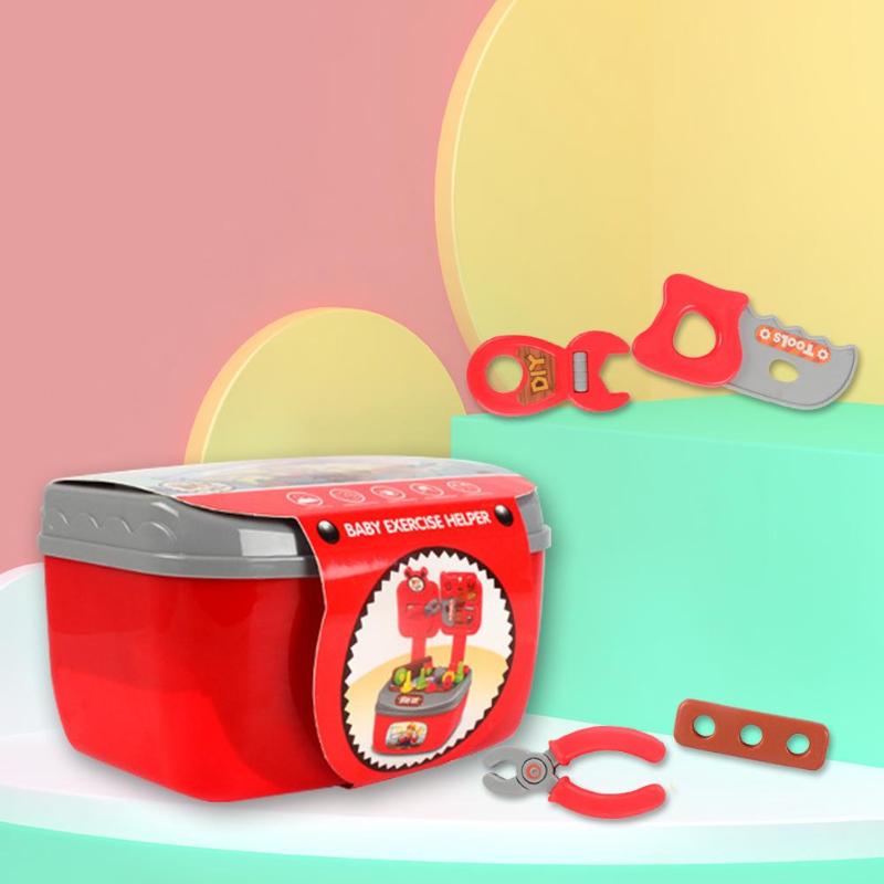 22 Pcs Kinderen Simulatie Reparatie Gereedschapskist Demontage Huis Spelen Educatief Speelgoed Clear Textuur Sterk Duurzaam Heldere Kleur