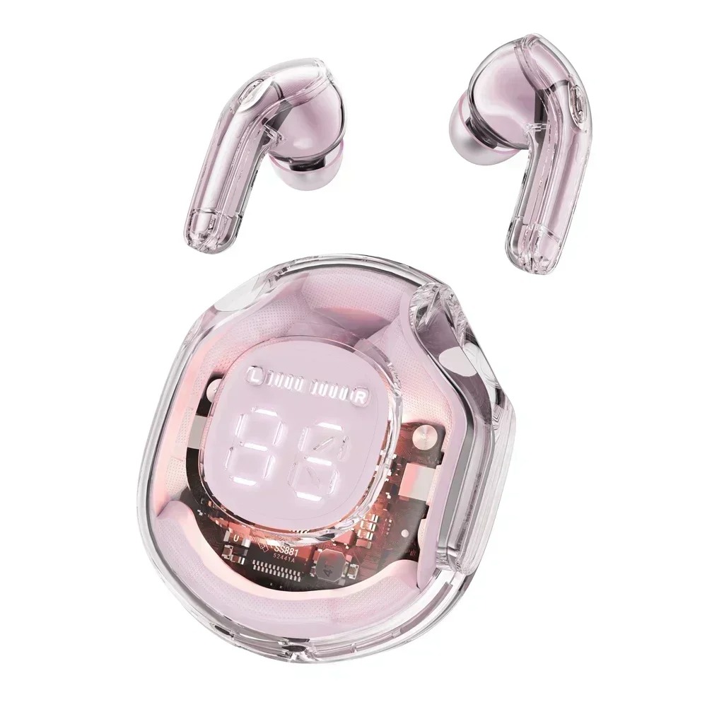 T8 TWS Draadloze Koptelefoon Bluetooth 5.3 Hoofdtelefoon Sport Gaming Headsets Ruisonderdrukking Oordopjes Bass Touch Control voor Telefoon
