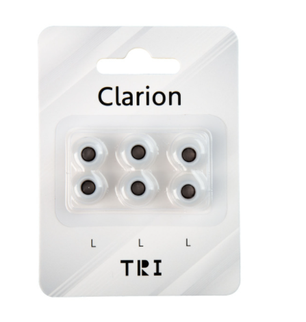 TRI Clarion Silicone Earphone Eartips 3 Pairs for S/M/L Size Headphone Accessory Wired Headset Earbuds KBEAR HBB KAI I3 Pro IEMS: SKY BLUE
