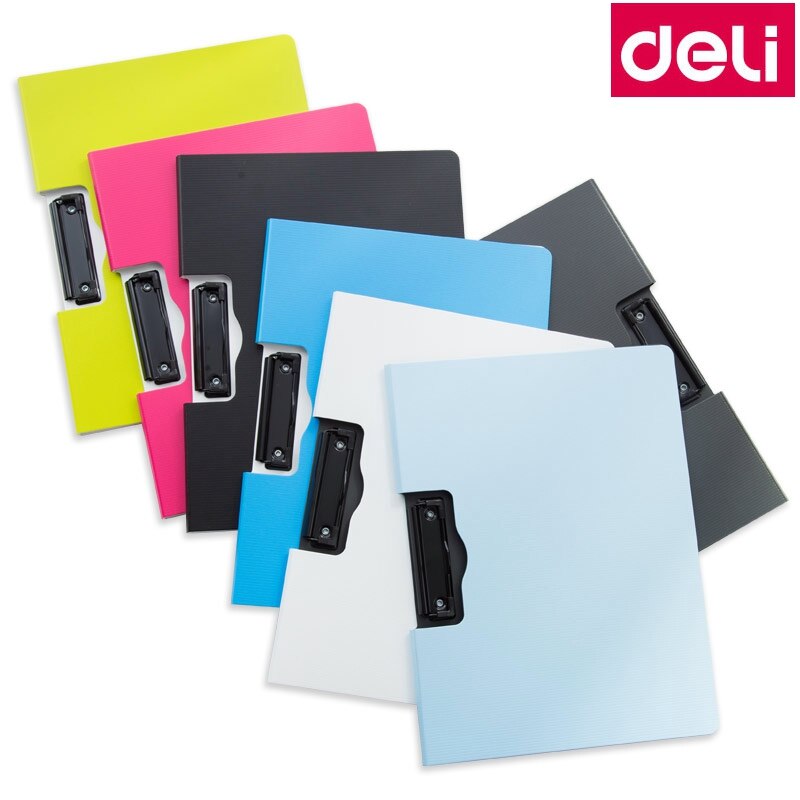 Deli 5011 5016 A4 File folder Writing pads clipboard PP foam board 325x245x11mm A4 file forlder board