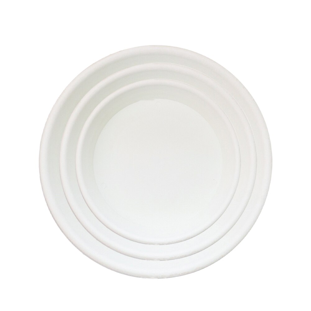 3 stk plante underkop altan havetilbehør rund pp genanvendelig sukkulent vandtæt urtepotte indendørs udendørs container drypbakke