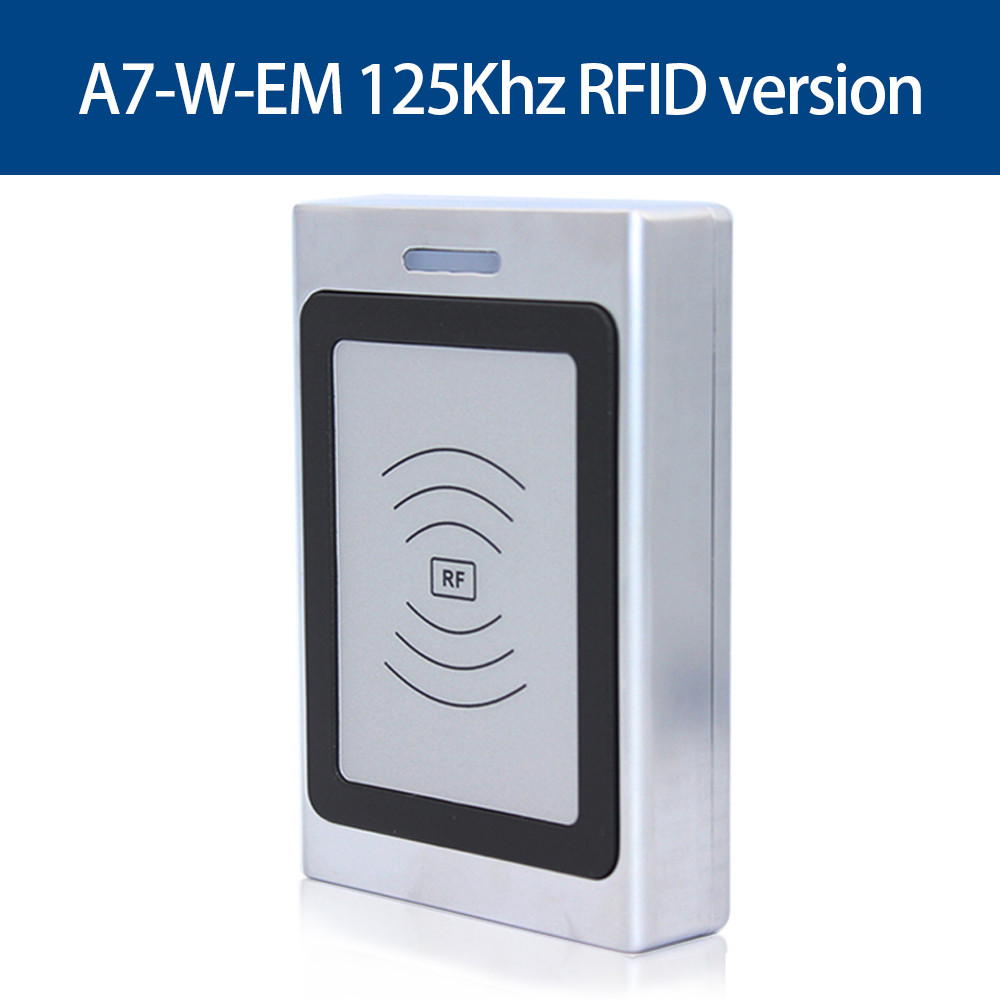 Dør Adgangskontrol Tastatur RFID Læser - 2000 Brugere - Wiegand Input/Output - Elektrisk Lås - Udendørs Dørklokke - IP67 - Zinklegering: Lavendel