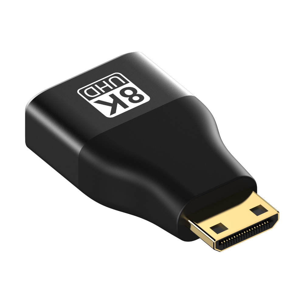 Tête d'extension HDTV2.1 8K mâle vers femelle, adaptateur résistant à 90 degrés pour budgétaire d'ordinateur