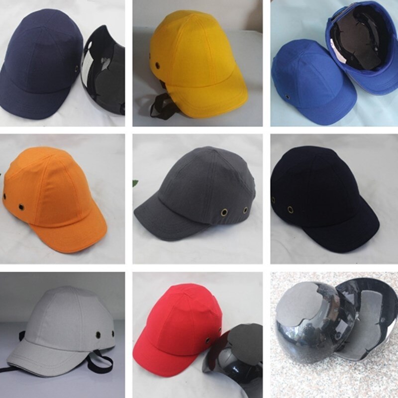 Travail sécurité bosse casquette casque coquille adulte homme Anti-fracassant Baseball chapeau en plastique dur Sports Style extérieur usure Protection de la tête