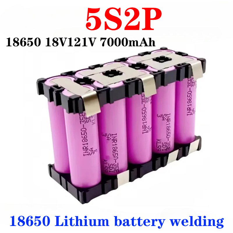 Paquete de batería de litio 18650 18650-35e personalizado 7,4 V ~ 25,2 V 3500MAH/7000MAH 2S1P 2S2P 3S1P 3S2P-6S1P 6S2P soldadura de batería 6S2P