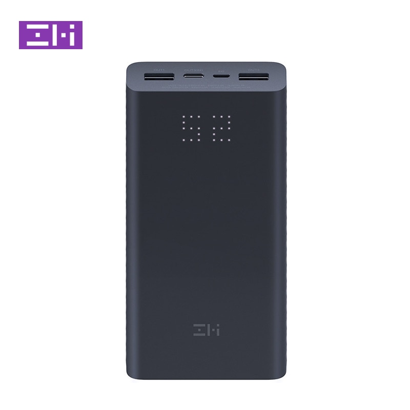 Xiaomi ZMI Energie Bank 20000mAh QB822 3 USB Typ C 27W PD Schnelle Ladung Tragbare Energie 20000 Externe batterie Poverbank