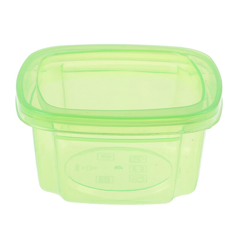 Contenedor de cajas de comida para bebés de 200ml, cajas de almacenamiento de aperitivos para bebés, Mini recipiente portátil de alimentación de bebé sellado, suministros de alimentación de bebé: 2