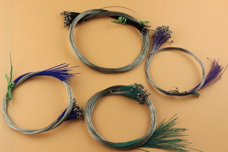 50 sets 4/4 violin strings nickel silver wound. Violin accessories parts