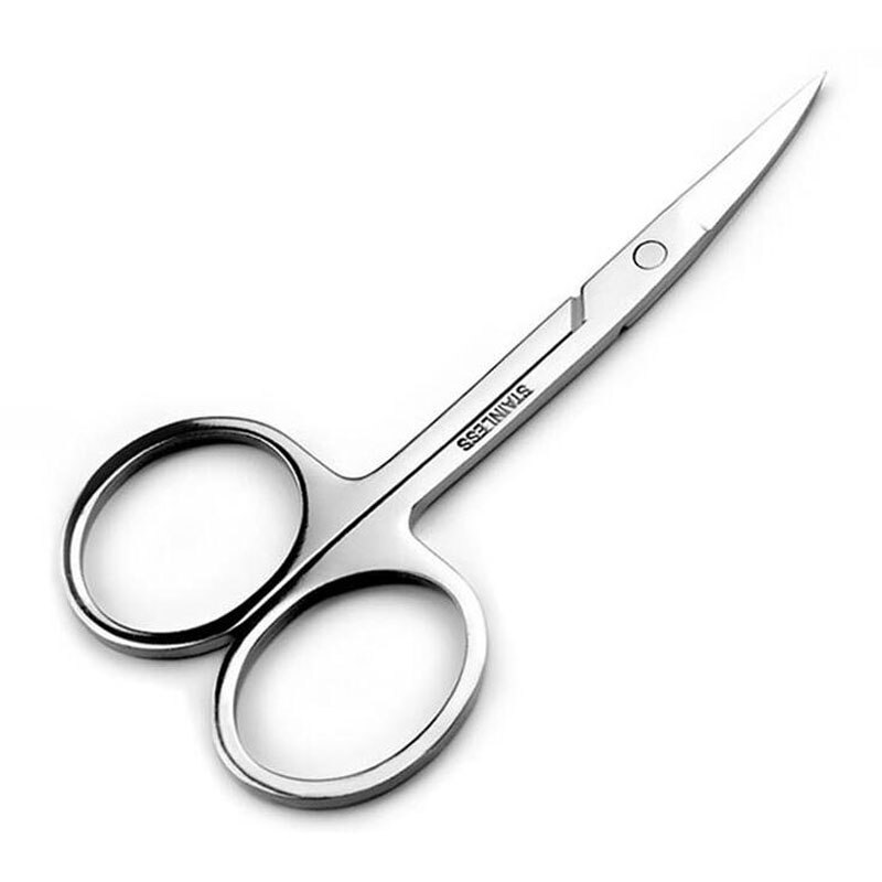 Bittb Stainless Steel Eyebrow Scissors Makeup Tools Hairdressing Scissors Hair Cutting Makeup Eye Brow Eyelashes Scissors Nipper