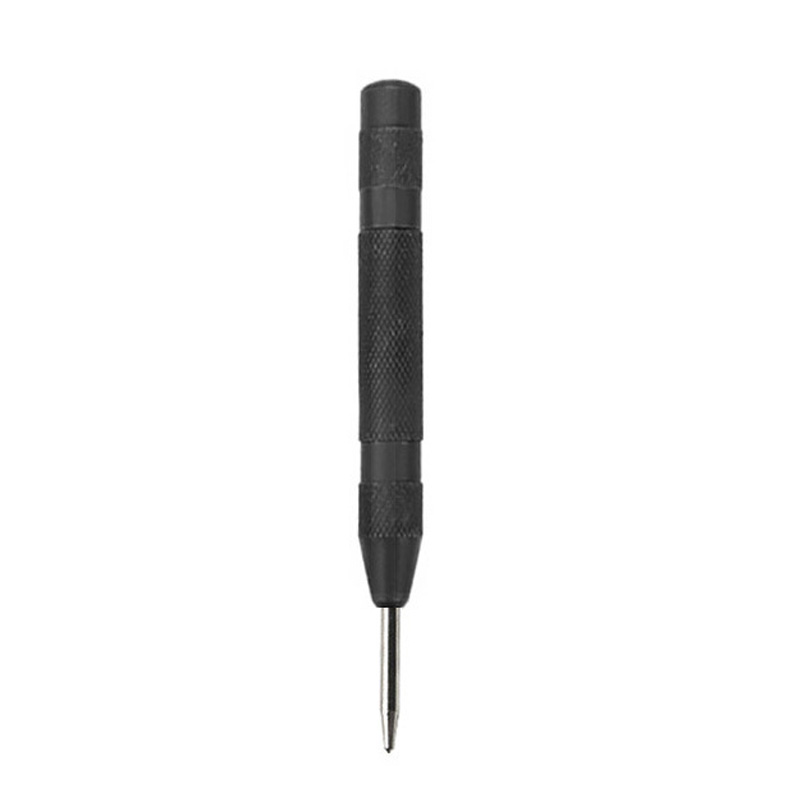 Punzón central automático, taladro de Metal General para carpintería, herramientas manuales de punzón automático con resorte ajustable para Metal y madera: Oro