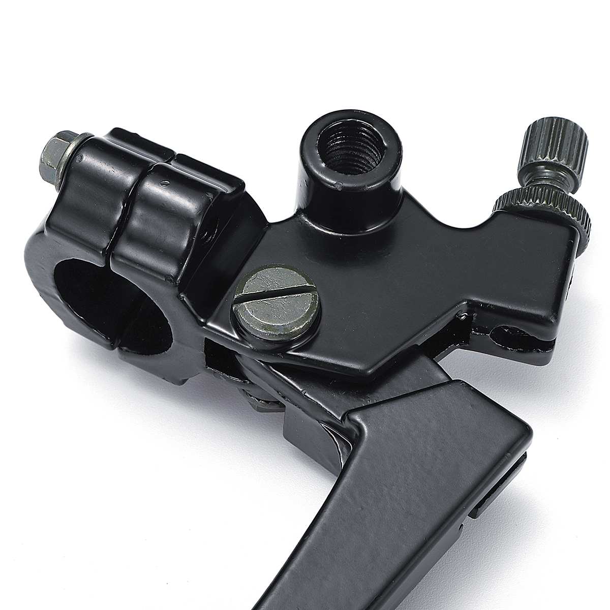 Pair Motorcycle Brake Clutch Levers Black For Honda CG 125 Aluminum Alloy Motorbike Brake & Clutch Lever Cable Front Brake