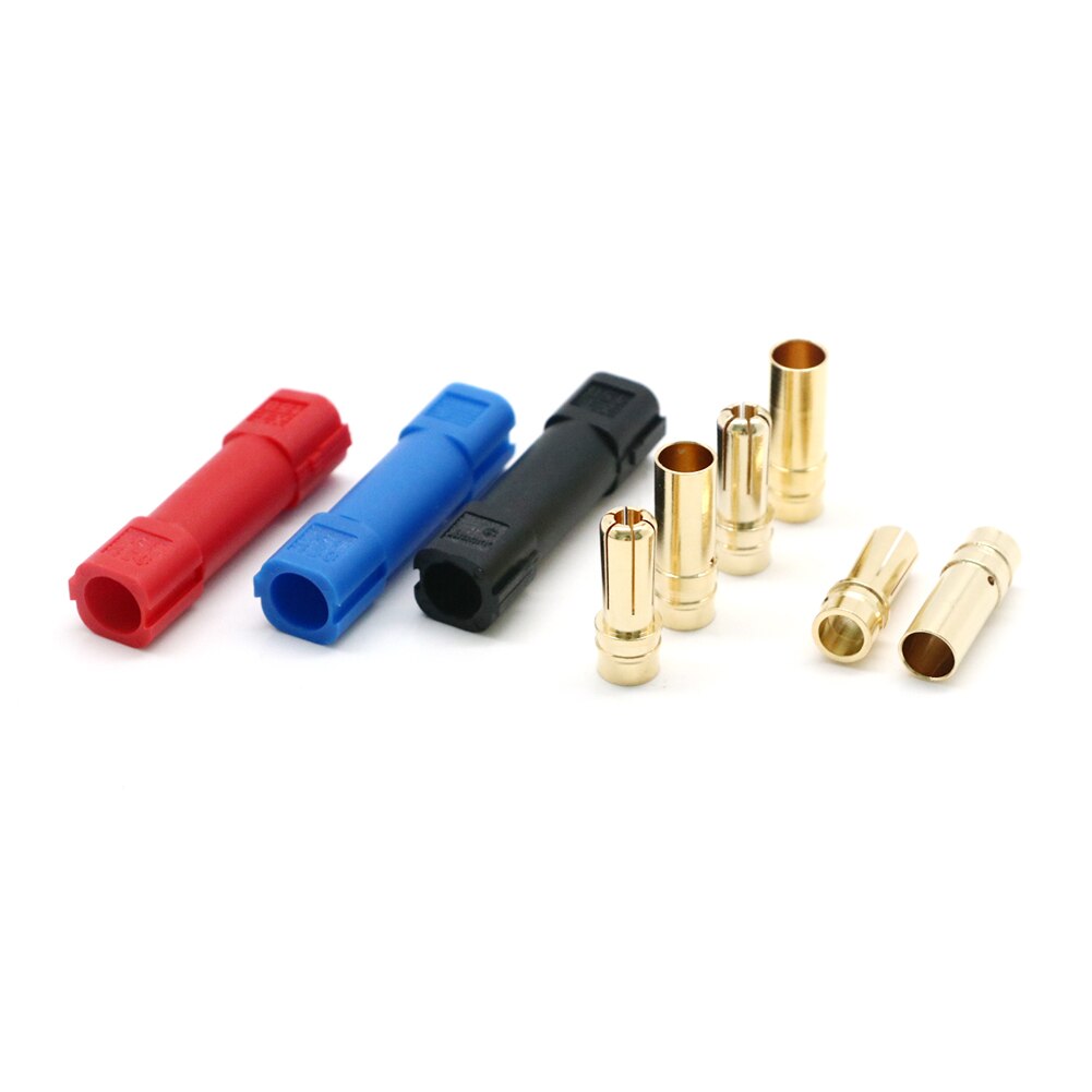 3 par samlade  xt150 kontakter adapter 6mm hane/hona pluggar högklassade förstärkare för rc lipo batteri