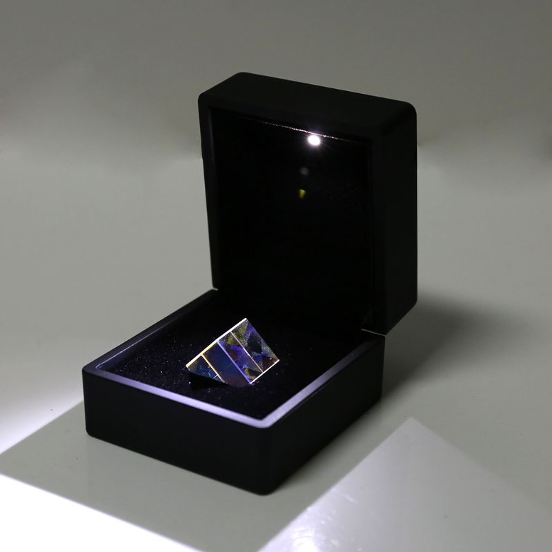 Color-collecting Prism Optical RGB glass prism 6-sided Light X Cube With Light Box Color Prism Square Prism Optical Glass Lens