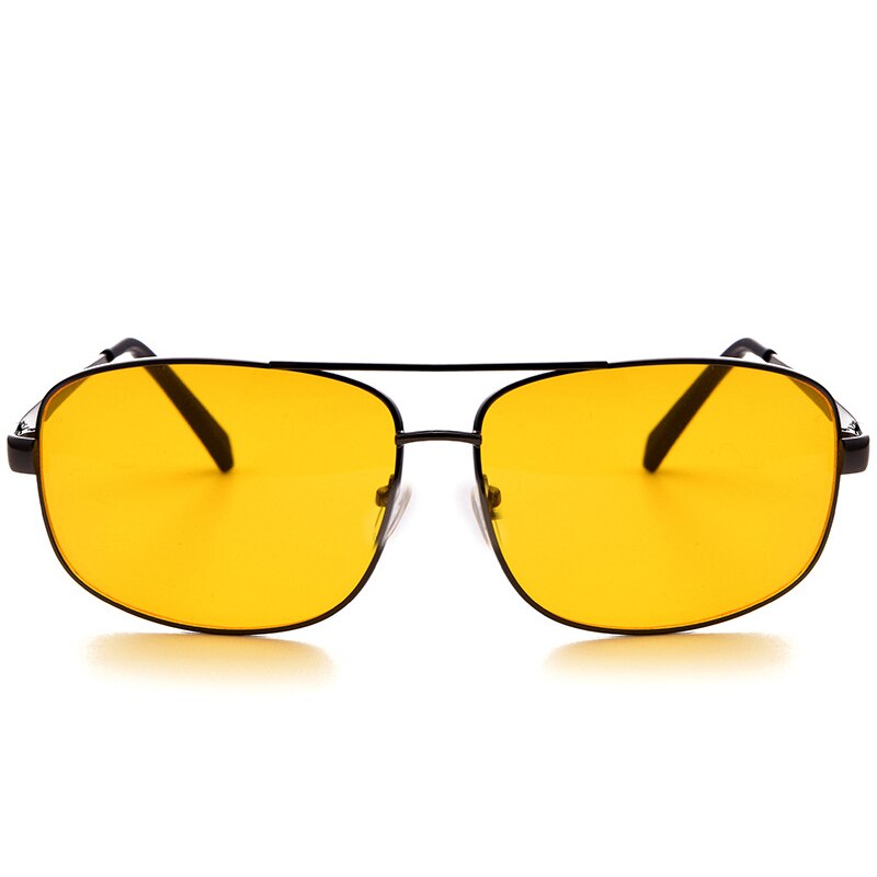 Pilot nattesynsbriller som kjører gul linse klassisk anti-refleks sjåførsikkerhetsbriller for menn og kvinner