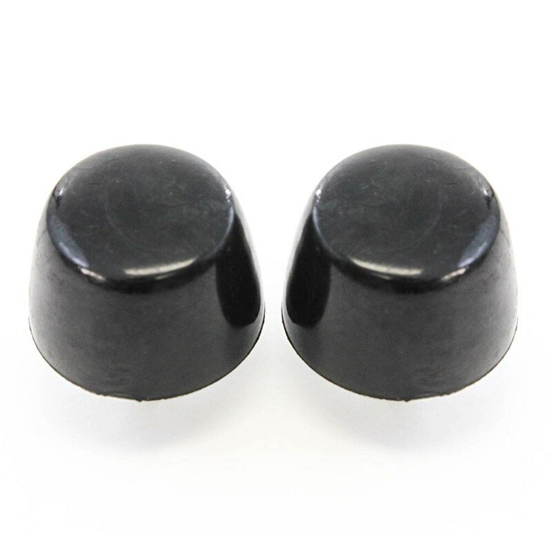 2 stuks voor jeep wrangler  jk 1987 zwarte rubberen bumperkussen motorkapstootblok
