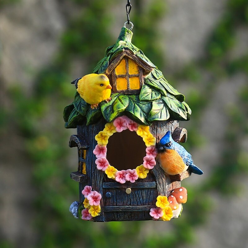 Photo inspiration: Fresh Look at Bird Houses For Outside Hand Painted Bright Colors