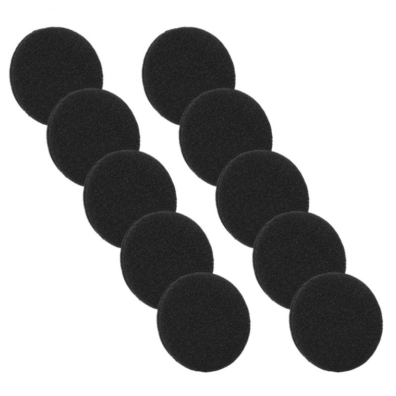 35/40M/45/50/55/60/65 Mm Hoofdtelefoon Vervanging Black Soft foam Pad Oor Pad Spons In-Ear Oortelefoon Cover Oortelefoon Accessoires: 65mm