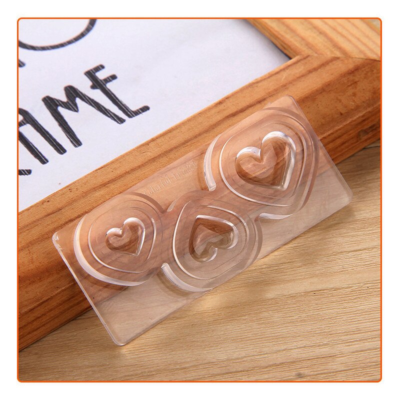 Manikyr gravyr mall silikon manikyr mall kit tjock 3d polering nail art diy dekorationsverktyg form set: B