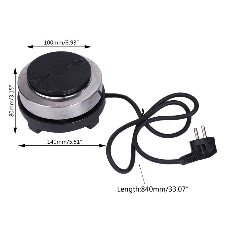 Mini plaque chauffante électrique multifonction, 220V, 500W, pour la cuisson du café, , A0NC