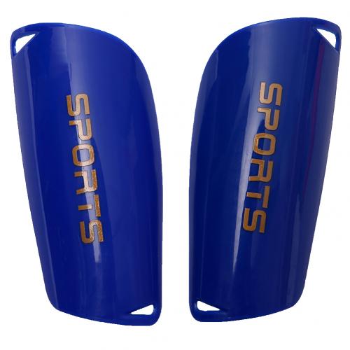 1 Paar Voetbal Training Shin Guard Pad Been Protector Brace Ondersteuning Plaat: Blauw / L