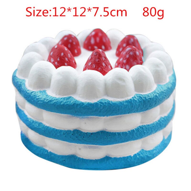 8 ~ 14Cm Leuke Voedsel Stress Relief Speelgoed Mooie Squishy Cake Vorm Squeeze Speelgoed Nieuwkomers