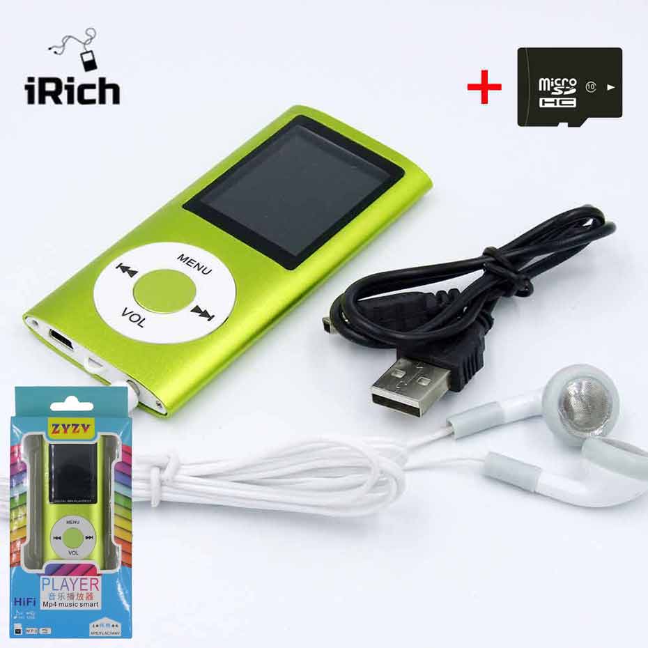 Slim 4th gen mp4 player 5 Colors to choose Music playing time 30Hours Fm radio video player MP4 for kids children nice pack