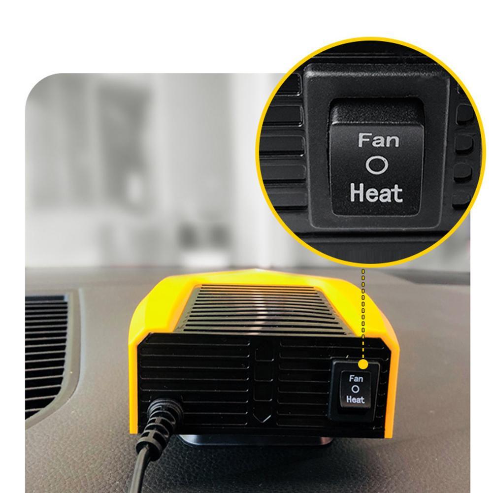 12V/24V 800W Auto Luchtverwarming Ontdooien Defogging Koelventilator Voorruit Quick Verwarming Auto Heater Fan