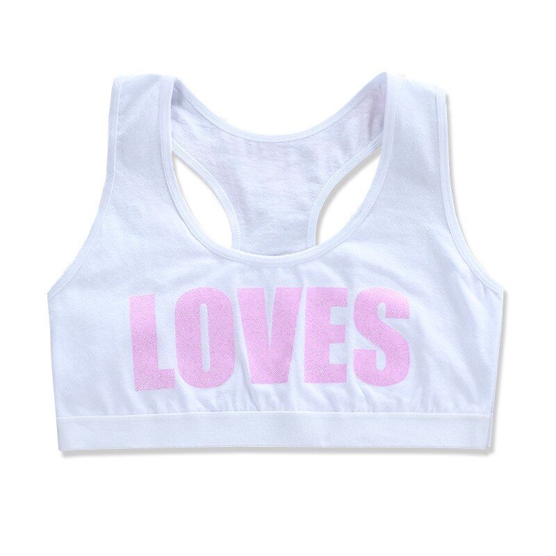 Sujetador de algodón para niña, sostén de entrenamiento, Top de 12 para chica joven, ropa de calle para chico, Top de tubo, ropa interior de Yoga, ropa interior escolar 10