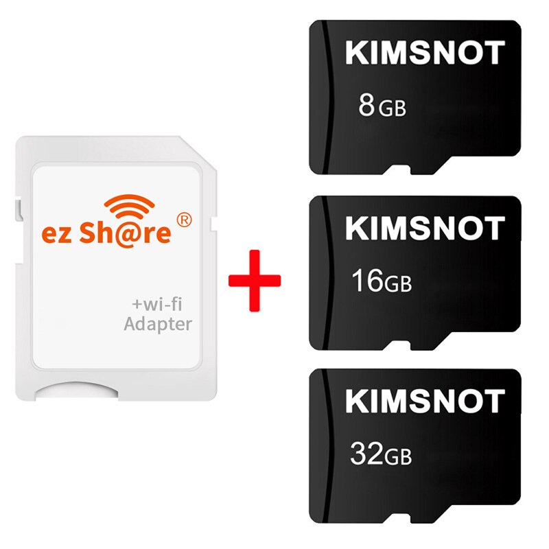 Ezshare Draadloze WIFI Sd-kaart Camera Geheugenkaart 4GB 8GB 16GB 32GB Micro Sd-kaart Adapter ez delen TF Microsd Kaartlezer