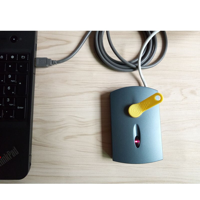 RS232 DS1990A TM iButton Programmierer Leser Schriftsteller Kopierer Duplizierer Cloner + 1pc RW1990 Zeichen Schlüssel + 1pc TM1990A-F5 schlüsselanhänger-Schild