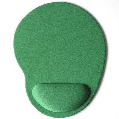 Muismat Met Polssteun Voor Computer Laptop Notebook Toetsenbord Muis Mat Met Hand Rest Muismat Gaming Met Pols ondersteunt: green