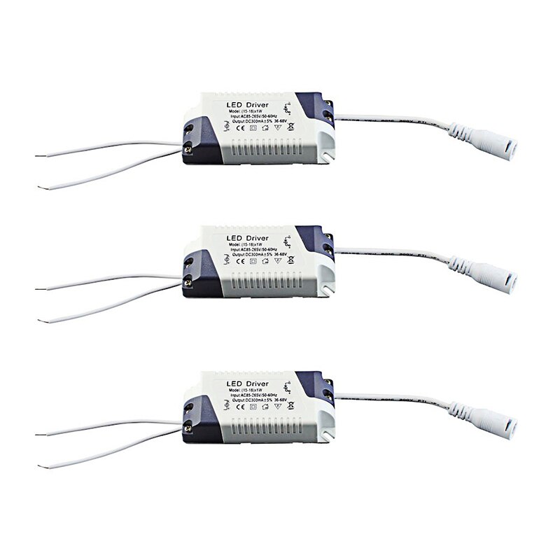 Ac dc transformer led driver strømforsyning 3w/4-7w/8-12w/12-18w/18-24w 280ma leds høj ydeevne og simpel installation