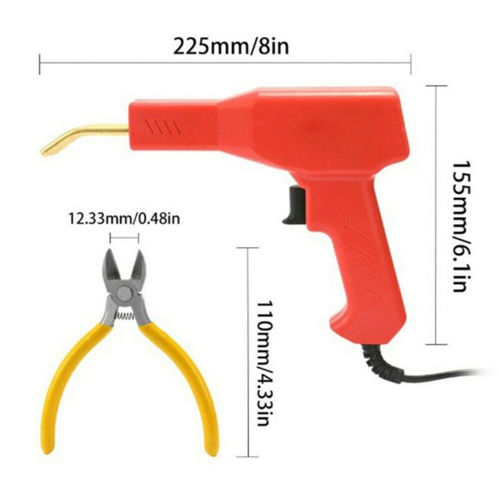 EU Plug Weld Repairing Kit Durable Useful Plastics Welding Machine Air Welding Tool