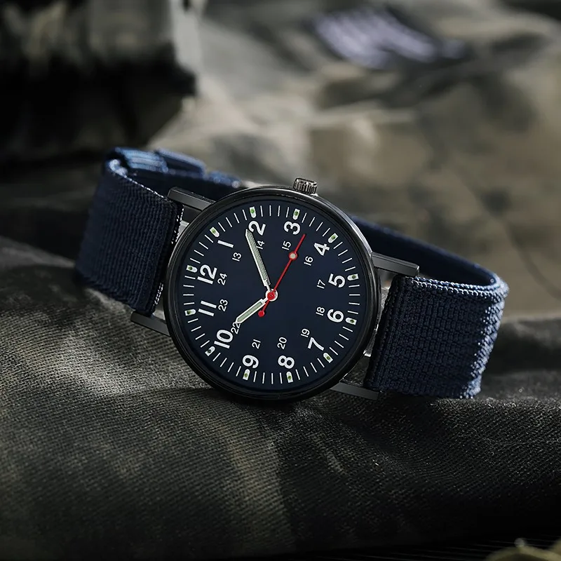 Luksus herreure lysende håndoptrækslegering herreur udsøgt kompakt armbåndsur herre relogios maskulin
