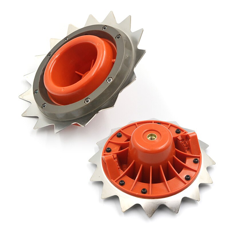 High-carbon Steel Trimmer Head Dual Use Trimmer Head Brush Cutter Tools Cutting Disc with Nylon Trimmer Lines Garden Tools TB