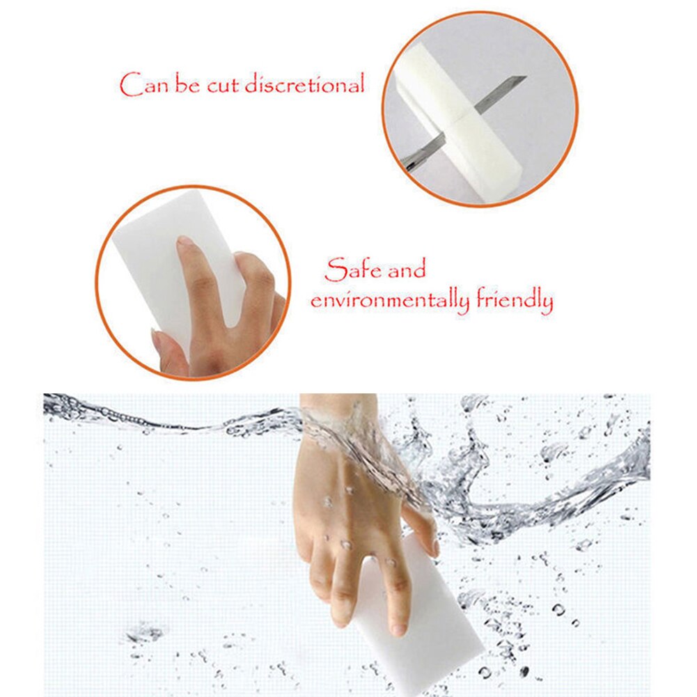 Melamine меламиновая губка 100 шт Sponge Magic Sponge Eraser Kitchen Melamine Sponge Cleaner Cleaning Office Bathroom