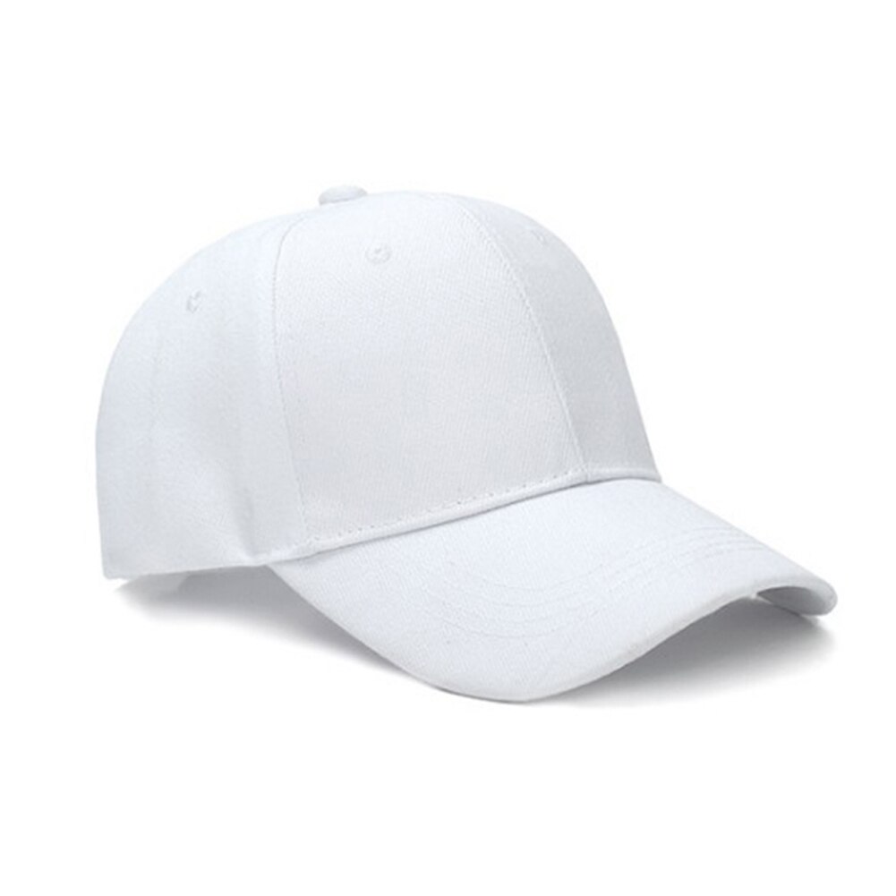 Sun orange Baseball Cap Plain Curved Sun Visor Hat Solid Color peaked caps Adjustable Dad caps Unisex Outdoor cap 2022: white