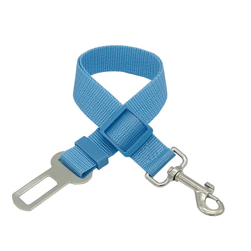 Intrekbare Verstelbare Dog Seat Belt Auto Voertuig Vaste Huisdier Aangelijnd Pet Seat Belt Dierbenodigdheden: Sky Blue