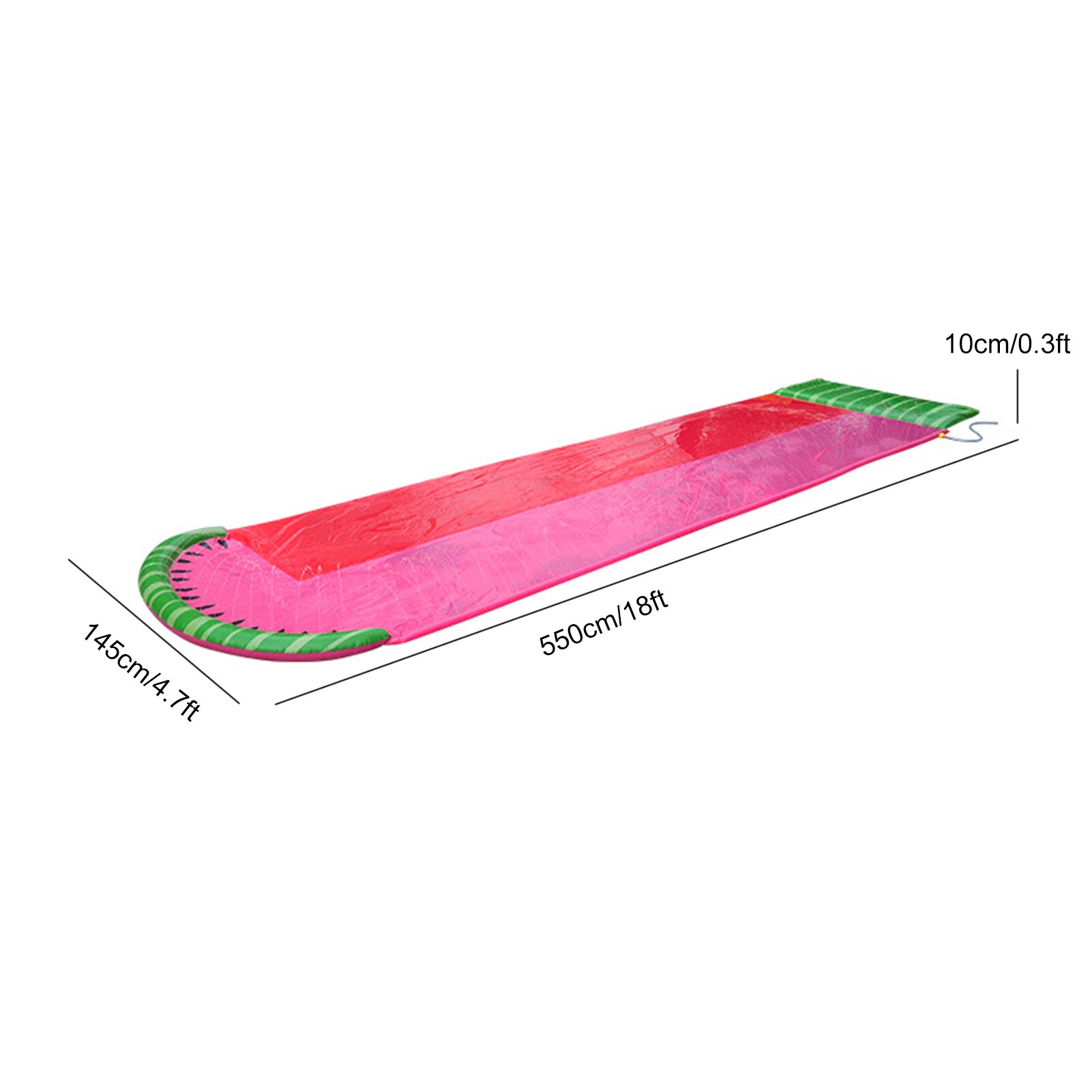 Whale Water Slide Water Splash Waterslide With Crash Pad for Kids: B