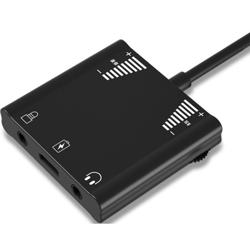 Mobile charging live streaming 7,1 external type-c usb sound card for iphone air 3,5 mm audio jack headphone mic adapter