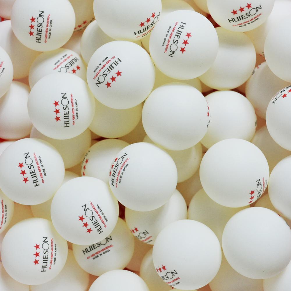 50 Uds 100 Uds Material ABS pelotas de Tenis de mesa 3 estrellas 40 + mm 2,8g Pelotas de Ping Pong de plástico para Tenis de mesa Tenis de Mesa pelota de Ping Pong