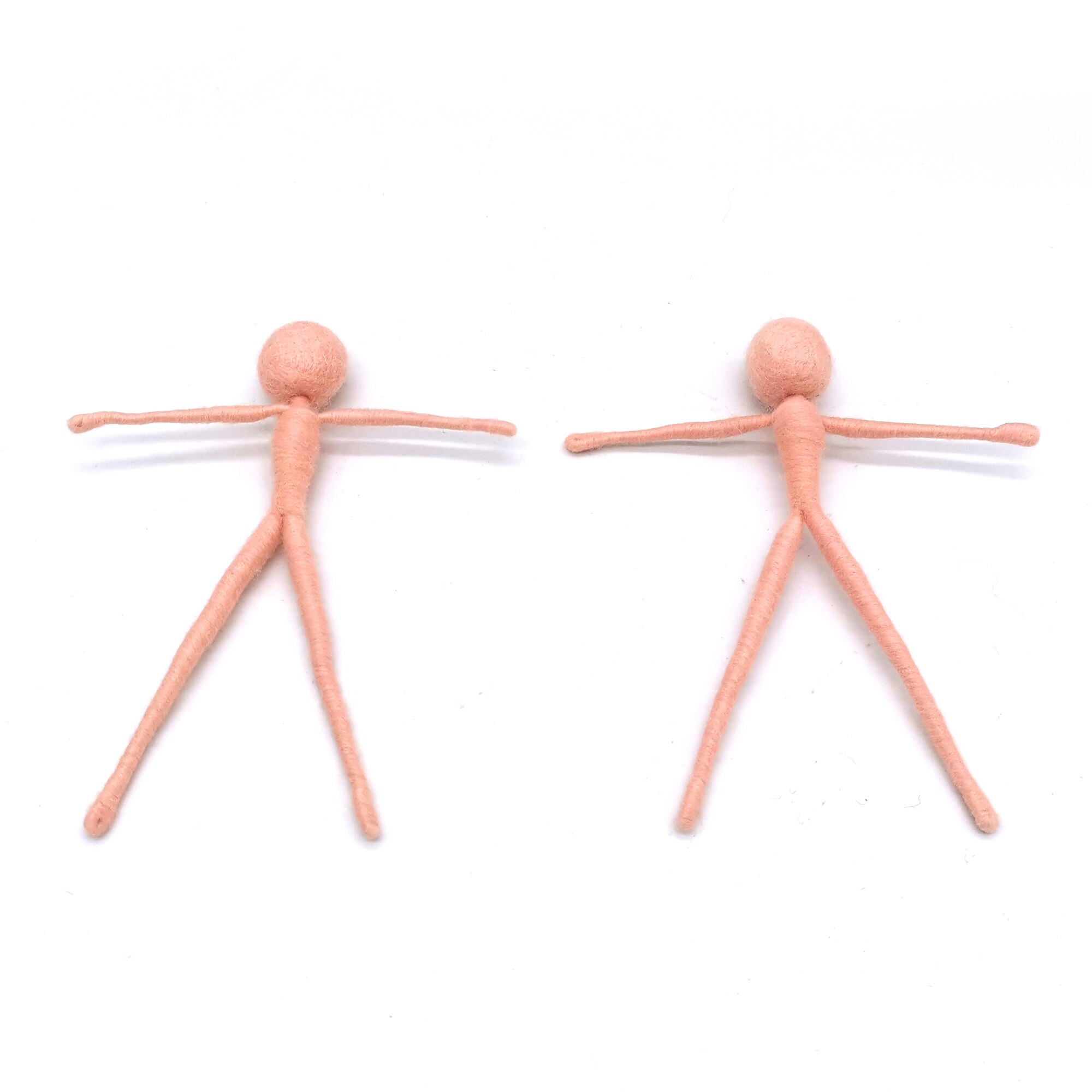 Kit de feutrage à l'aiguille féerique pour débutants, 6 "/15 cm de hauteur, Kit de démarrage de feutrage d'elfe, fée feutrée à l'aiguille, de feutrage (n ° 19): 2 Pcs Fairy Body