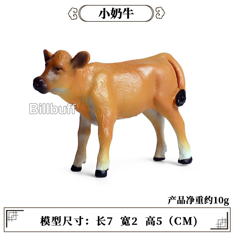 Mini Simulatie Wilde Dieren Abs Model Actiefiguren Paard Herten Kangoeroe Zebra Koe Cub Collection Educatief Speelgoed Voor Kinderen: Animal Figures F